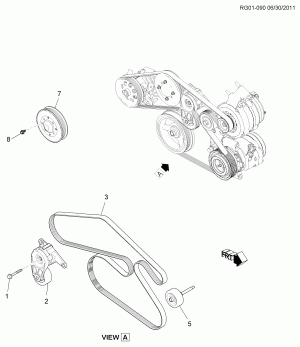 PULLEYS & BELTS/ACCESSORY DRIVE (LF1/3.0C)