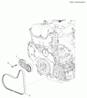PULLEYS & BELTS/ACCESSORY DRIVE (LAF/2.4J)