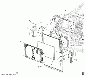 RADIATOR MOUNTING & RELATED PARTS (LAF/2.4J,LF1/3.0C)