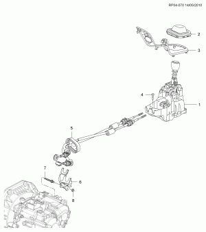 MANUAL TRANSMISSION SHIFT CONTROL (MYJ)