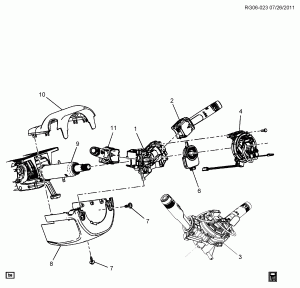 STEERING COLUMN PART 2 SWITCHES & COVERS