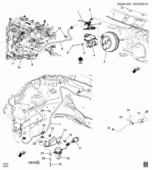 BRAKE BOOSTER VACUUM PUMP (LAF/2.4J)