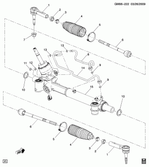 STEERING GEAR ASM (EXC ELECTRIC NJ1)