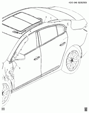 SUNROOF DRAINAGE (C3U)