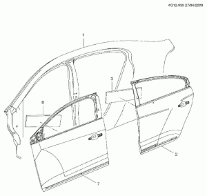 SHEET METAL/BODY-SIDE FRAME & DOORS