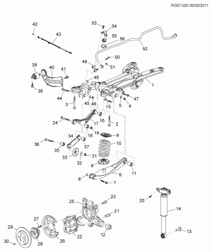 SUSPENSION/REAR (EXC H-ARM GNE)