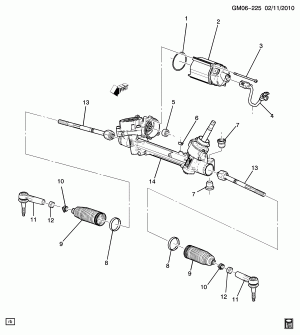 STEERING GEAR ASM (ELECTRIC NJ1)