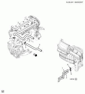 HOSES & PIPES/HEATER (LD9/2.4F)
