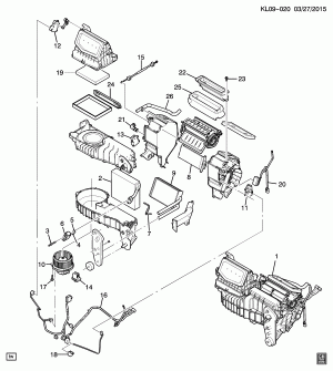A/C & HEATER MODULE ASM