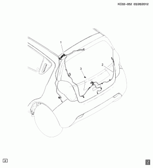 WIRING HARNESS/LIFT GATE/HTR