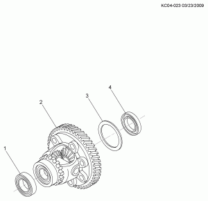 АВТОМАТИЧЕСКАЯ КОРОБКА ПЕРЕДАЧ (MFL) JF405E ДИФФЕРЕНЦИАЛЬНАЯ ПЕРЕДАЧА