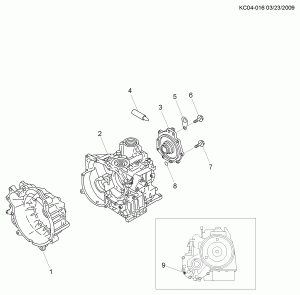 АВТОМАТИЧЕСКАЯ КОРОБКА ПЕРЕДАЧ (MFL) JF405E СОПРЯЖЕННЫЕ ЧАСТИ ВЕДУЩЕГО МОСТА С КОРОБКОЙ ПЕРЕДАЧ