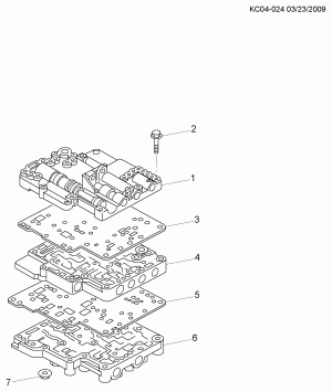 АВТОМАТИЧЕСКАЯ КОРОБКА ПЕРЕДАЧ (MFL) JF405E КЛАПАН УПРАВЛЕНИЯ