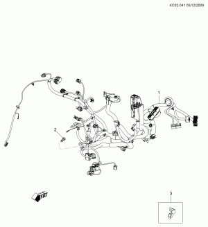 WIRING HARNESS/ENGINE (LCP/1.0Z)