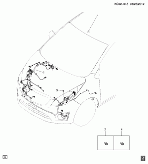 WIRING HARNESS/FRONT LAMPS