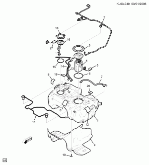 FUEL TANK (LLW/2.0R,LMN/2.0U)