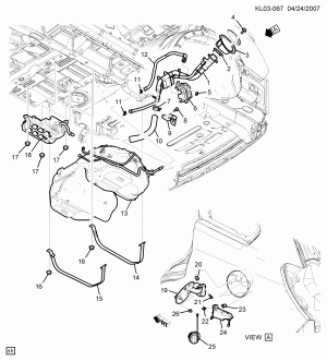 FUEL TANK MOUNTING GASOLINE