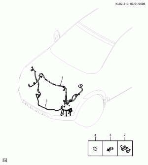 WIRING HARNESS/FRONT LAMPS