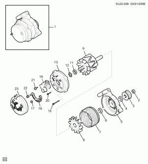 ГЕНЕРАТОР, СБОРКА (LU1/3.2G)