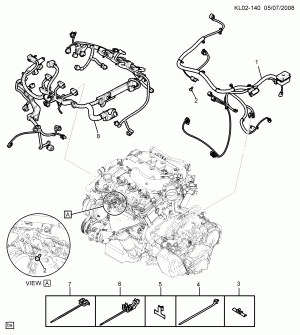 ЖГУТ ПРОВОДОВ ДВИГАТЕЛЯ (LU1/3.2G)