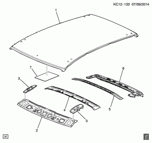 ЛИСТОВОЙ МЕТАЛЛ КУЗОВА PART 3 КРЫША
