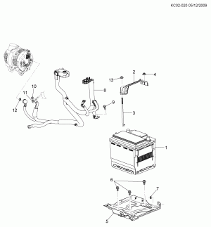 BATTERY MOUNTING (LMT/1.0-1)