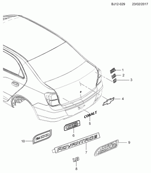 МОЛДИНГИ/КУЗОВ-НИЖНИЙ(X88,EXC (X8R))