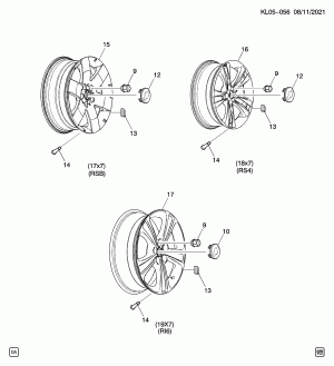WHEELS & WHEEL COVERS ALUMINUM
