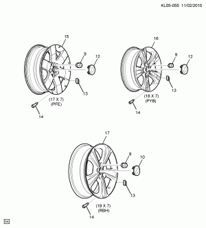 WHEELS & WHEEL COVERS ALUMINUM