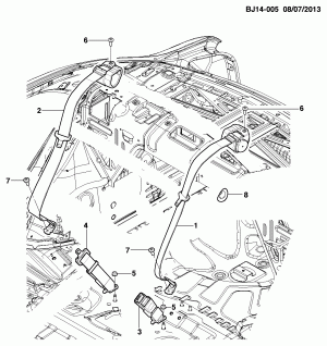 РЕМНИ БЕЗОПАСНОСТИ / ЗАДНИЕ