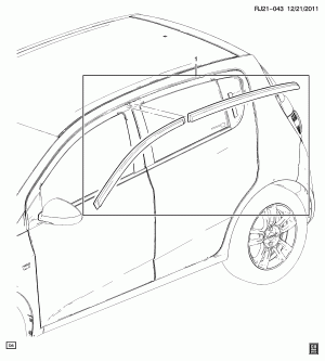 ACCESSORY PKG/FRONT AND REAR SIDE DOOR WATER DEFLECTOR