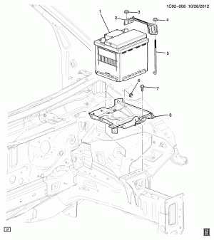BATTERY MOUNTING (LFM/1.0V)