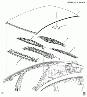 SHEET METAL/BODY-ROOF (EXC SUNROOF C3U)