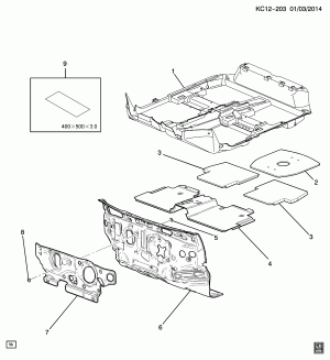 ИЗОЛЯЦИЯ/КУЗОВА (RHD)