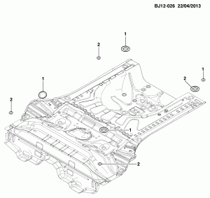 ЗАГЛУШКА/КУЗОВ PART 2 ЗАДНЯЯ ЧАСТЬ КУЗОВА