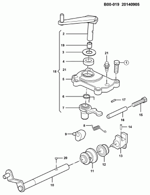 SHIFT CONTROLS/MANUAL TRANSMISSION SHIFT CONTROL,EXCLUDE CALLOUT20