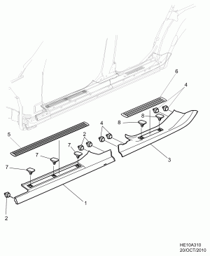 ORNAMENTATION AND WIPERS (SILL PLATES)