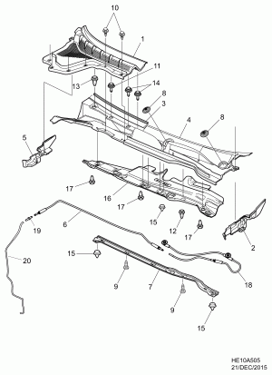 ORNAMENTATION AND WIPERS- PLENUM COVERS