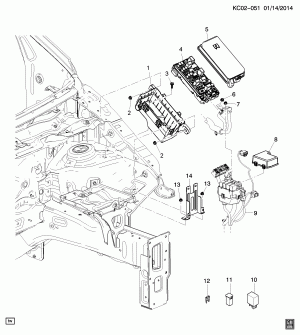 RELAYS/ENGINE COMPARTMENT