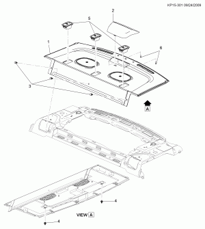 TRIM/BACK WINDOW SHELF