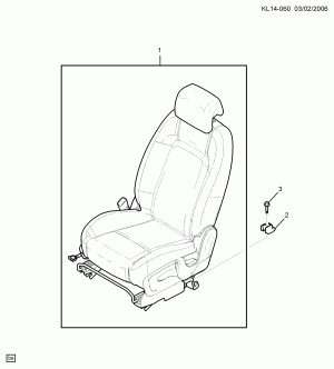 SEAT ASM/DRIVER MANUAL