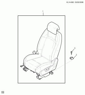SEAT ASM/DRIVER POWER