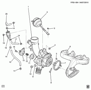 TURBOCHARGER (LUV/1.4B)