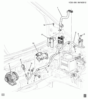 BATTERY CABLES (LFM/1.0V)