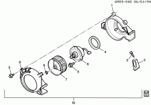 AUXILIARY A/C BLOWER ASM