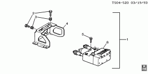 BRAKE CONTROL MODULATOR VALVE