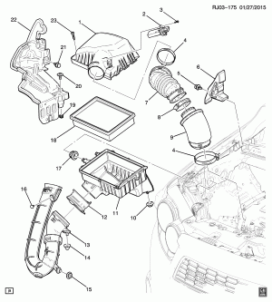 AIR INTAKE SYSTEM (LUV/1.4B)