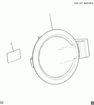 DOOR PKG/FUEL TANK FILLER