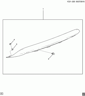 ACCESSORY PKG REAR SKID PLATE