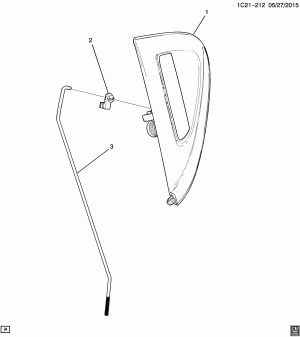 DOOR HANDLE PKG/REAR DOOR